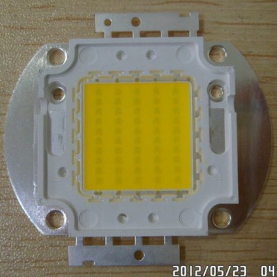 Superbrightness 5500lm Oval Copper Base 45mil Bridgelux or Taiwan Epistar Chip LED 50W