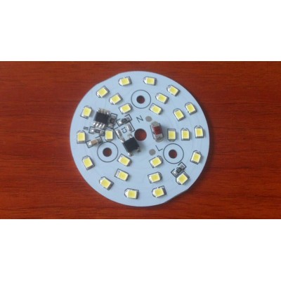 AC 220V directly driver SMT 2835 led PCBA assembly round LED bulb pcb board manufacturer in China